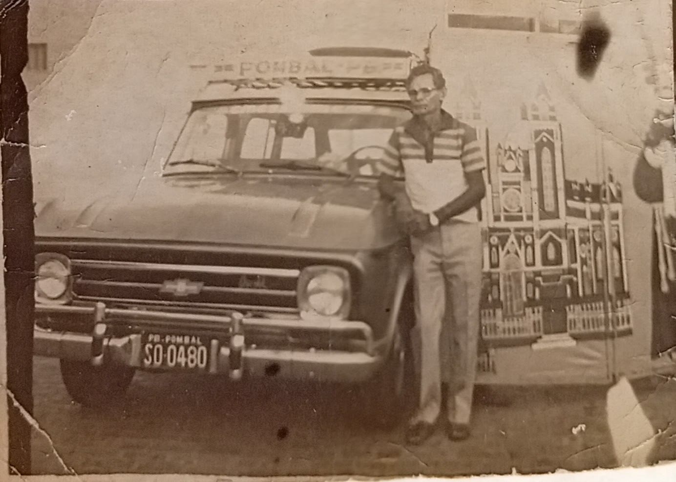A C-10 de Pombal — fotografia original desbotada