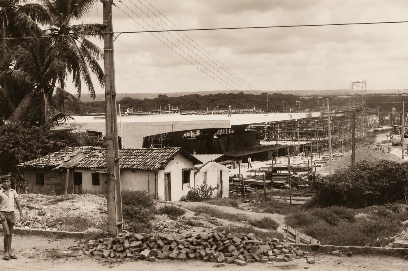 Ponte antiga — restaurada